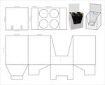 纸盒包装展开设计图