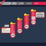 企业文化墙公司楼梯墙