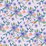 清新花卉图案背景