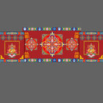 藏式传统吉祥图案装饰婚礼背景