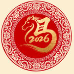 2026马年福字素材