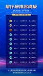 排行榜销售额榜单蓝色科技海报