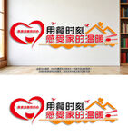 食堂餐厅文化墙