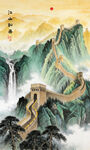 长城玄关装饰画