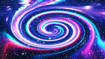 梦幻绚丽的宇宙漩涡