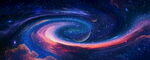 炫彩星空旋涡宇宙星空背景