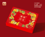 喜庆水果礼盒