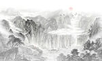 新中式禅意山水画