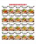 全套猪脚饭烧腊饭菜品图海报