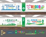 国家电网力局公司供电所文化墙