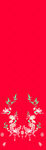 红色背景花卉装饰图案就是今天还