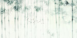 竹影 水墨灯箱竹林