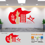 党建引领文化墙