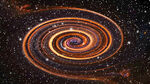 金色漩涡宇宙星空