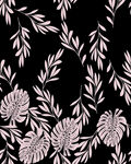 黑白植物花卉图案纹理