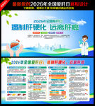 全国爱肝日展板