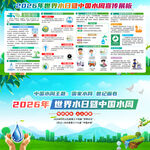2026世界水日中国水周展板