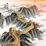万里长城江山图