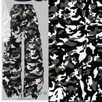 黑白迷彩图案纹理