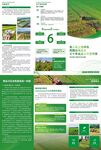 绿色农业宣传手册页面展示