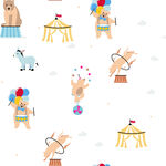 欢乐马戏团动物表演图案