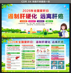 2026年全国爱肝日展板