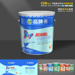 外墙漆涂料包装设计