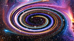 炫彩旋涡星空背景