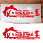 教育强国文化墙