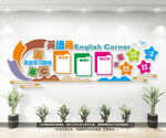 英语角形象墙