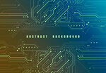 科技感电路板背景图