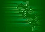 绿色电路板背景图案