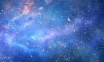 蓝色梦幻宇宙星空背景图