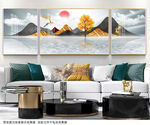 山水客厅装饰画