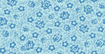 蓝色小花图案背景织物