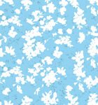 蓝色底白色碎花图案
