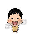 开心小男孩卡通形象