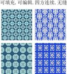 复古装饰图案 中国民族服饰