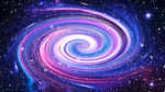 绚丽旋涡星空