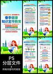 春季健康教育易拉宝