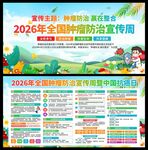 全国肿瘤防治宣传周展板