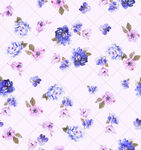 蓝紫色花卉图案背景