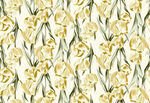  手绘花 黄色花卉图案背景纹理