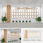 书法作品展示墙