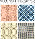 彩色民族花纹  阿拉伯图案