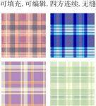 格子面料 格子图案  纺织格子