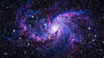 绚丽宇宙漩涡星空图景