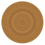 圆形编织地毯纹理图案