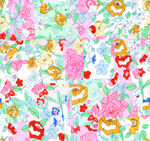 多彩抽象涂鸦图案背景