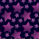 紫色波点星星图案背景